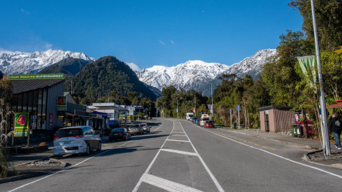 Beyond the glacier in Franz Josef